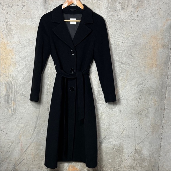 Cinzia Rocca Icons Black Wool Coat - Picture 10 of 10